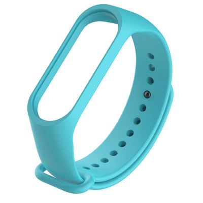 Recambio pulsera Blutech de silicona compatible con Xiaomi Mi Band 3 / 4 Azul Topaz