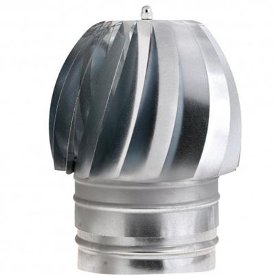 Sombrero Extractor Galvanizado Para Estufa 200 mm.