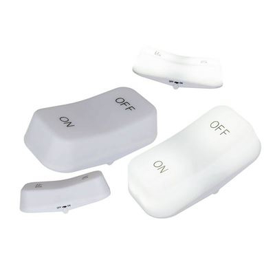 Lámpara LED de Mesa Forma Interruptor, 8 LED de Luz Blanca 15 x 8 x 4 cm