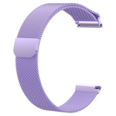 Pulsera de Acero inoxidable para Fitbit Versa (210mm), Violeta
