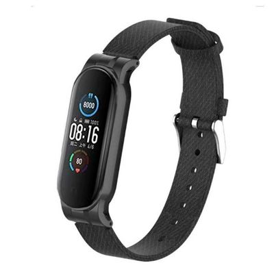 Xiaomi Mi Band 5 correa nylon ajustable con cabeza metálica negro