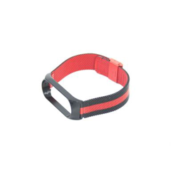Ver Recambio pulsera Blutech Metal compatible con Xiaomi Mi Band 3 / 4 Color Negro y Rojo y sus características Recambio pulsera Blutech Metal compatible con Xiaomi Mi Band 3 / 4 Color Negro y Rojo en oferta
