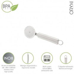 Rodillo Cortador Masa Acero Inoxidable 4 x 18 (Alt) cm. precio