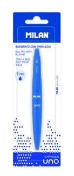 Bolígrafo azul Milan Capsule Uno