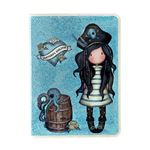 Bloc de notas A6 Gorjuss Black pearl