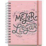 Agenda Anual 2021 Miquelrius semana vista Happy letters mejor por llegar precio