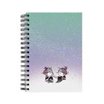 Libreta Busquets A5 La Volátil wire-o pautado  Caricia azul características