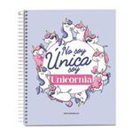 Libreta Missborderlike A5 cuadrícula no soy unicornio precio