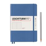 Libreta A5 Leuchtturm 1917 Denim Punteado - Tapa dura