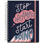 Agenda Anual 2021 Miquelrius semana vista Happy letters start doing en oferta