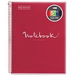 Libreta Miquelrius A5 emotions pautado rojo