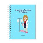 Libreta A5 Universitaria Estresada Medicina