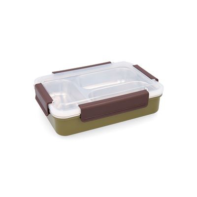 Bandeja Porta Alimentos Quid con 3 Compartimentos