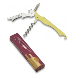 Abrebotellas crema basculante Albainox, sacacorchos de dos tiempos, con navaja mini, de metal, 21129 en oferta