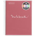 Libreta Miquelrius A5 emotions cuadrícula rosa características