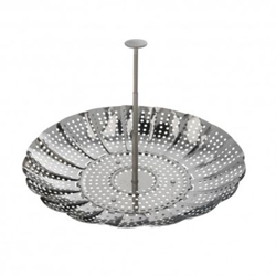 Cesta Vaporera Acero Inoxidable, Plegable Ø 13,5 / 23 cm. Cocina Al V en oferta