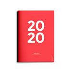 Agenda planificadora 2020 Octagon A5 mes vista roja