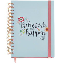 Agenda anual Diy Miquelrius 2019 Plus Semana Vista Believe en oferta