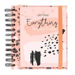 Agenda escolar Erik 2019|20 Día por página Abstract Rosa