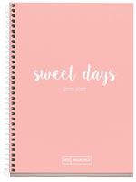 Agenda Miquelrius 2019/20 Semana Vista + 2SV Lettering Rosa