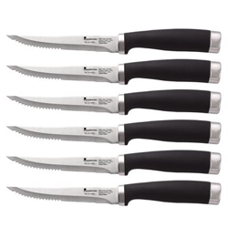 Set 6pc Cuchillos Chuleteros Bergner Gravity características