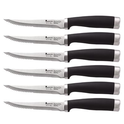 Set 6pc Cuchillos Chuleteros Bergner Gravity