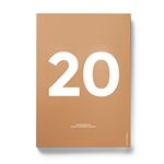 Agenda planificadora 2020 Octagon A5 semana vista Kraft marrón