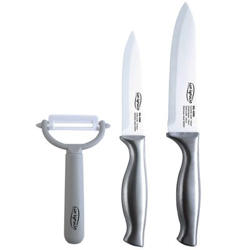 Set 2 cuchillos y pelador San Ignacio Cronos en oferta