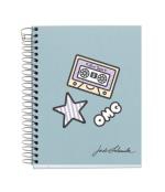 Libreta Jordi Labanda stickers A6 cuadriculada