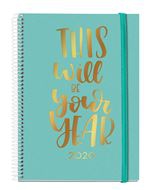 Agenda Miquelrius 2020 Día por página Plus Espiral Script Pacífico