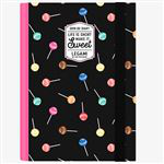 Agenda fotográfica 2019-20 Legami pequeña semana vista Lollypop negra características