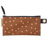 Estuche Artebene marrón con puntos en oferta