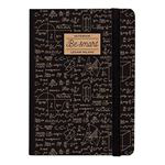 Cuaderno A5 Legami rayas Math negro en oferta