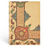 Libreta Flexi Midi Imágenes de Cachemira Marfil Kraft raya Paperblanks características