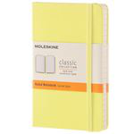 Libreta Moleskine Ruled Notebook Pocket Amarillo Pautado características