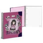 Libreta A4 Gorjuss cuadrícula Sugar and spice precio