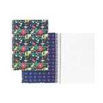 Cuaderno A5 Totto Flores Azul