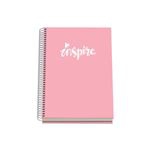 Cuaderno A5 Dohe espiral pastel rosa