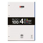 Hojas de recambio Miquelrius 100 hojas 4 anillas 4 colores en oferta