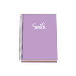 Cuaderno A5 Dohe espiral pastel morado precio