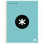 Cuaderno en espiral Antartik A5 cuadriculado menta