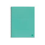 Libreta Miquelrius A4 120 pág verde laguna cuadriculada en oferta