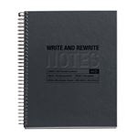 Cuaderno Miquelrius A5 Negro Pautado