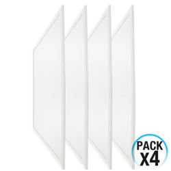 Pack 4 Paneles LED Ultraslim Cuadrados 48W 4000lm 600x600mm 4000K 7hSevenOn características