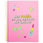 La vecina rubia Libreta A4 - Ser rubia es un estado de ánimo en oferta
