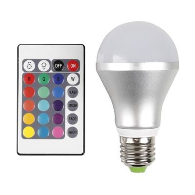 EXPERT LINE Bombilla decorativa LED E27 3.6 W 16 colores