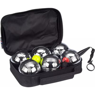 Set de petanca VI 6 bolas plateadas 52JV-CHR-Uni, Get & Go