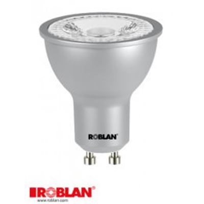 Led Dicroica Roblan Smd/7W/Gu10/620Lm/6500K/Fria/6
