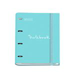 Carpeta Bloc 4 anillas Miquelrius A4 Cuadriculado Azul cielo precio