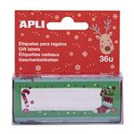 Etiquetas para regalo Apli Navidad